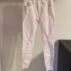 (Donating) White Ripped Jeans